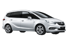 Car Rental Tunbridge Wells - Vauxhall Zafira 5 + 2 - Minibus hire Tunbridge wells